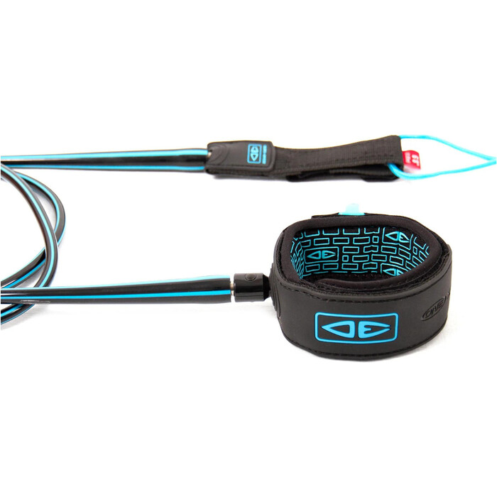 2024 Ocean And Earth Premium One-XT Surf Leash OESLP60XT - Black / Azul